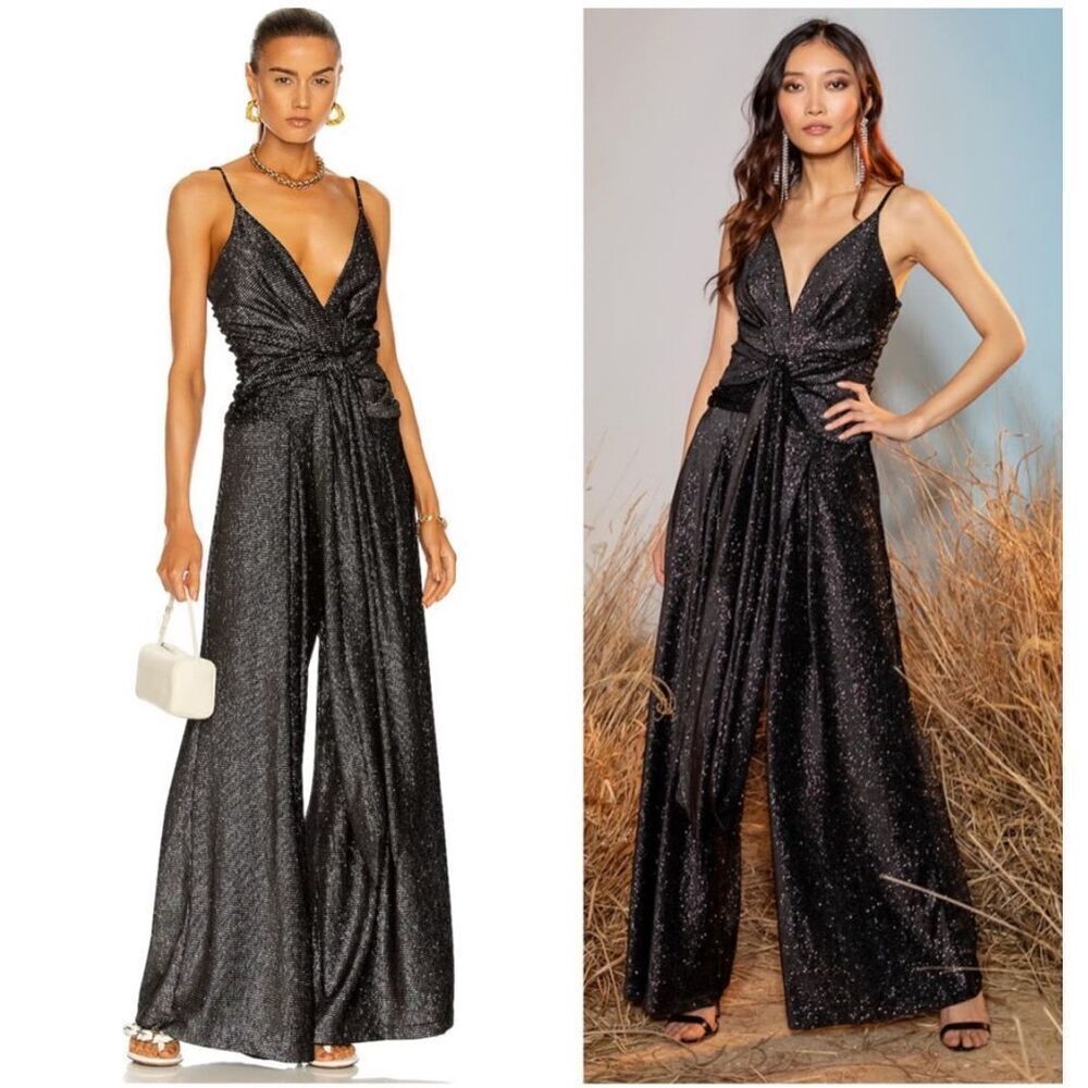 NWT PatBO Shimmering Black Jumpsuit